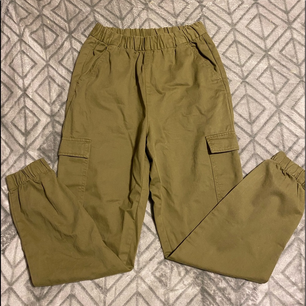 Olive green joggers